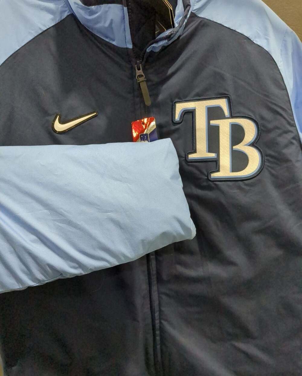 Nike Tampa Bay Rays Authentic Collection Dugout Full-Zip Jacket - Picture 4 of 5